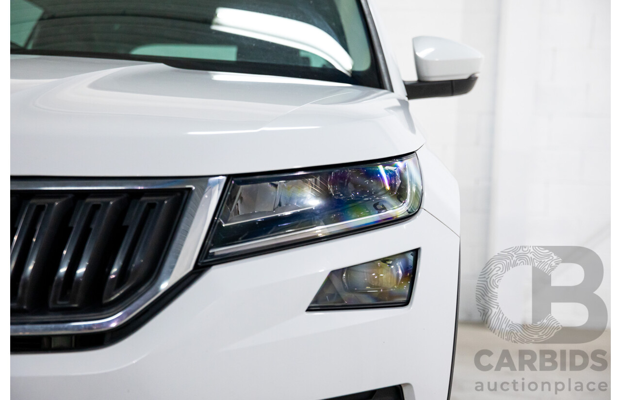 10/2017 Skoda Kodiaq 132 TSI (4x4) NS MY18 4d Wagon Candy White Turbo 2.0L - 7 Seater