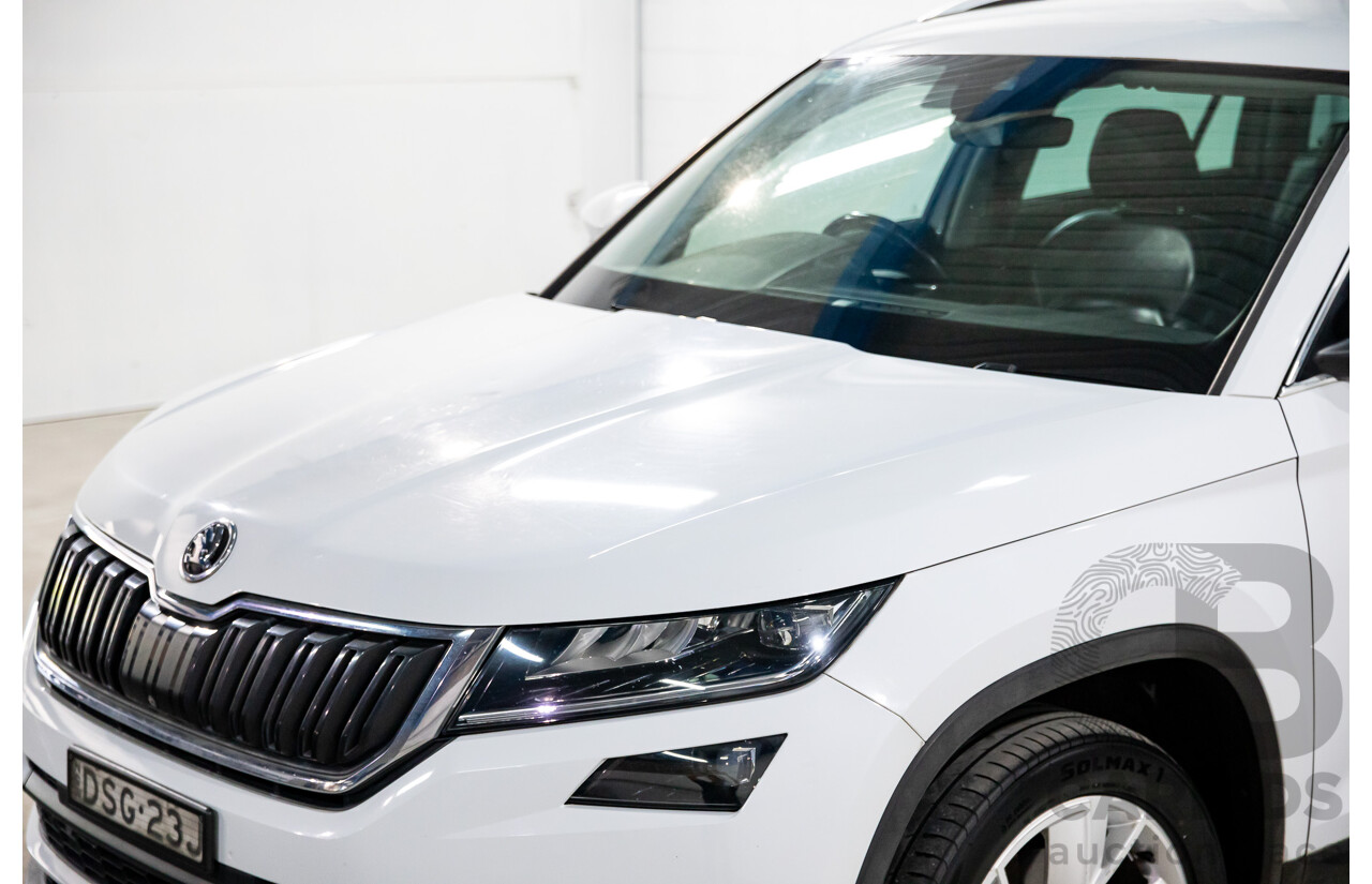 10/2017 Skoda Kodiaq 132 TSI (4x4) NS MY18 4d Wagon Candy White Turbo 2.0L - 7 Seater