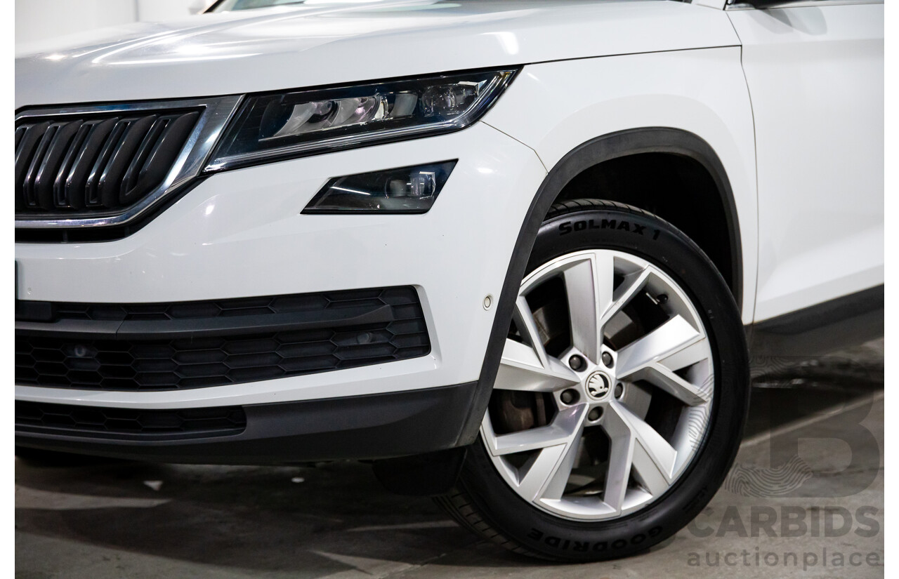 10/2017 Skoda Kodiaq 132 TSI (4x4) NS MY18 4d Wagon Candy White Turbo 2.0L - 7 Seater