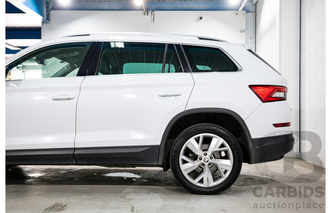 10/2017 Skoda Kodiaq 132 TSI (4x4) NS MY18 4d Wagon Candy White Turbo 2.0L - 7 Seater
