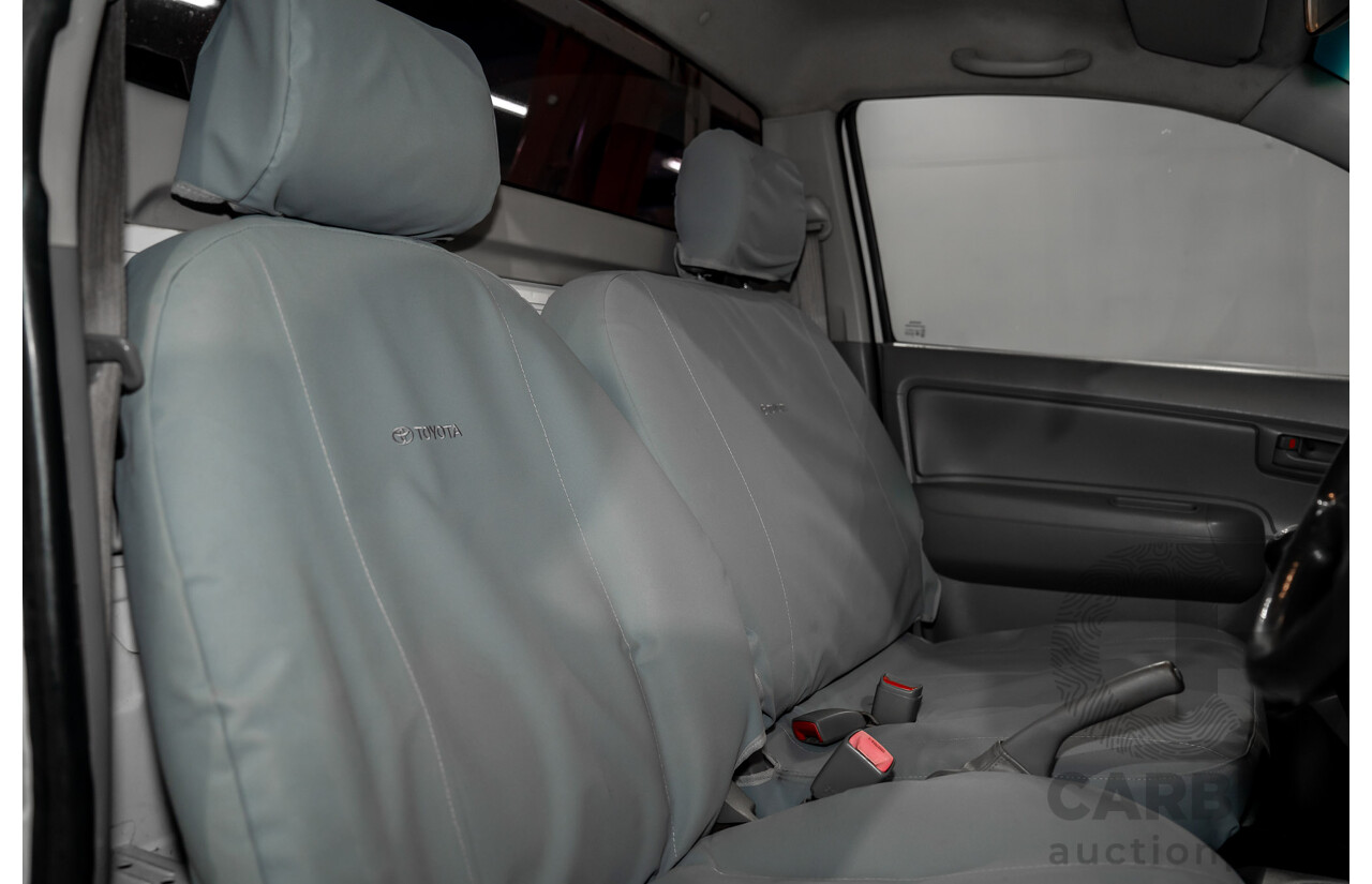 7/2009 Toyota Hilux Workmate TGN16R 08 Upgrade C/Chas White 2.7L