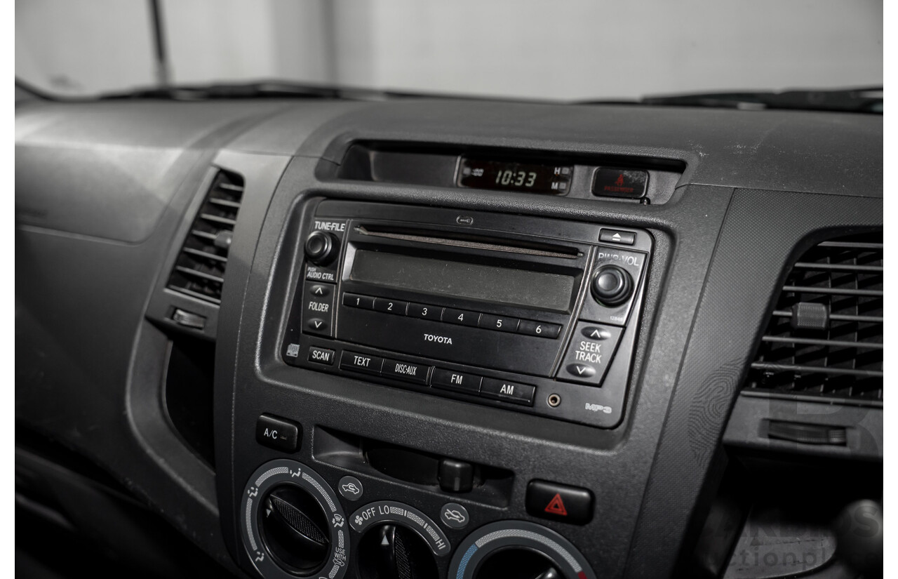 7/2009 Toyota Hilux Workmate TGN16R 08 Upgrade C/Chas White 2.7L