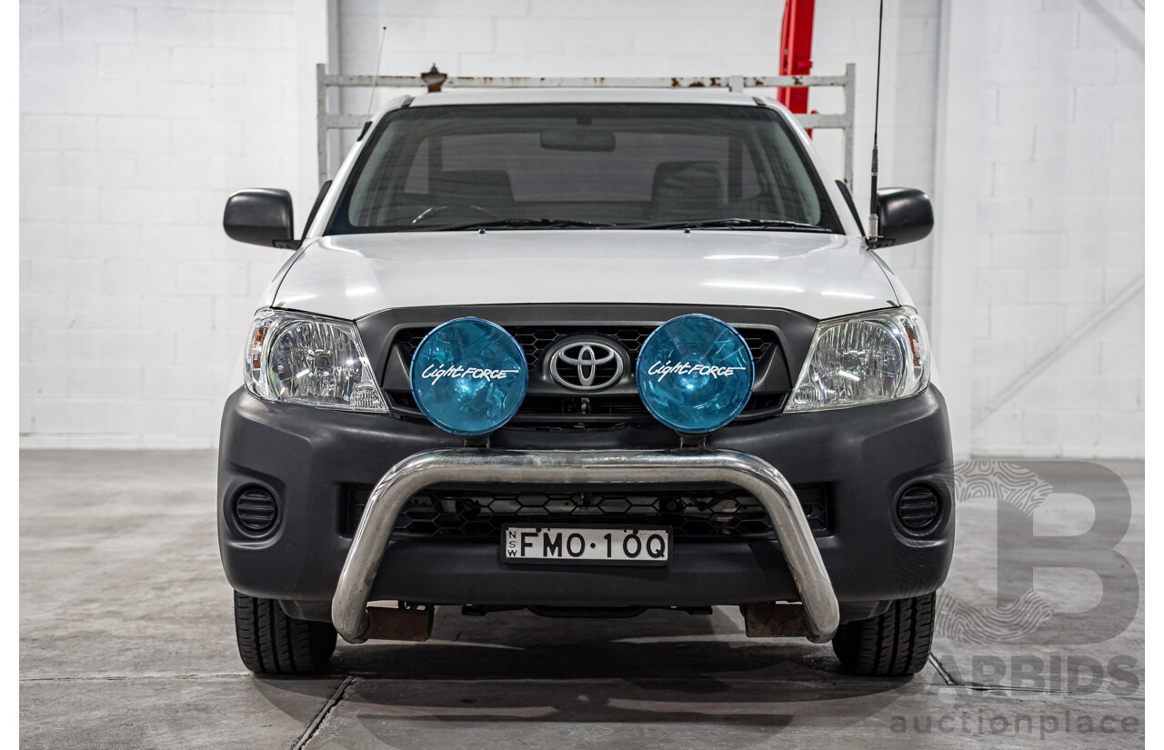 7/2009 Toyota Hilux Workmate TGN16R 08 Upgrade C/Chas White 2.7L