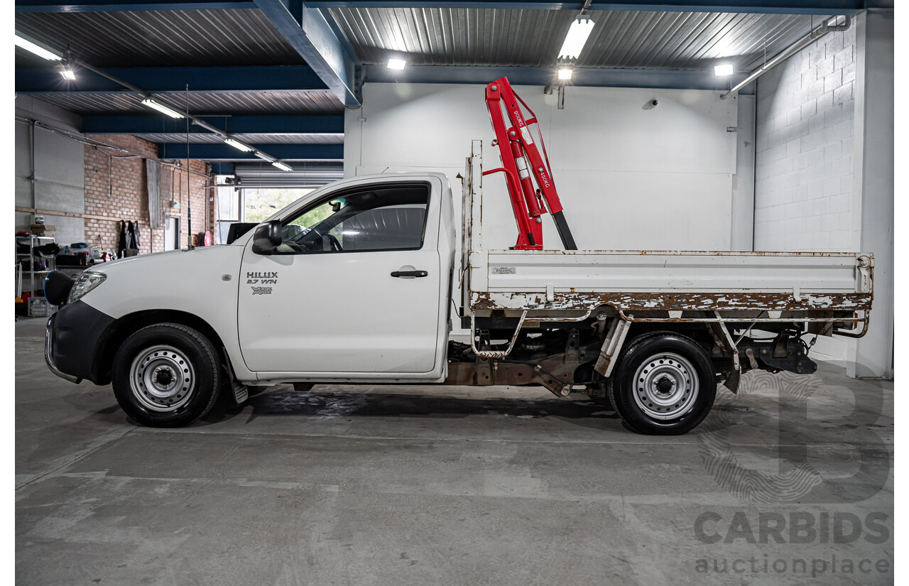 7/2009 Toyota Hilux Workmate TGN16R 08 Upgrade C/Chas White 2.7L