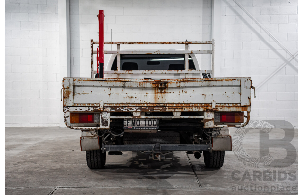7/2009 Toyota Hilux Workmate TGN16R 08 Upgrade C/Chas White 2.7L