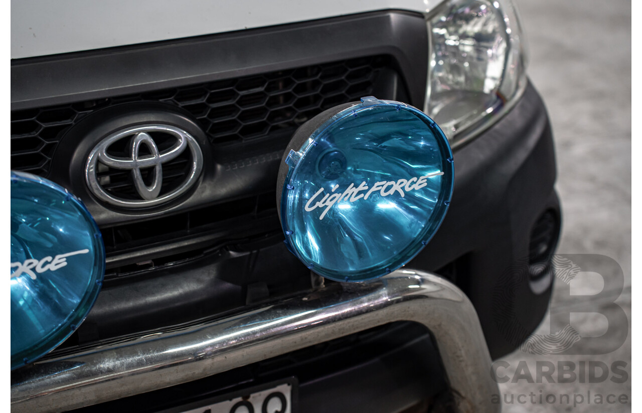 7/2009 Toyota Hilux Workmate TGN16R 08 Upgrade C/Chas White 2.7L