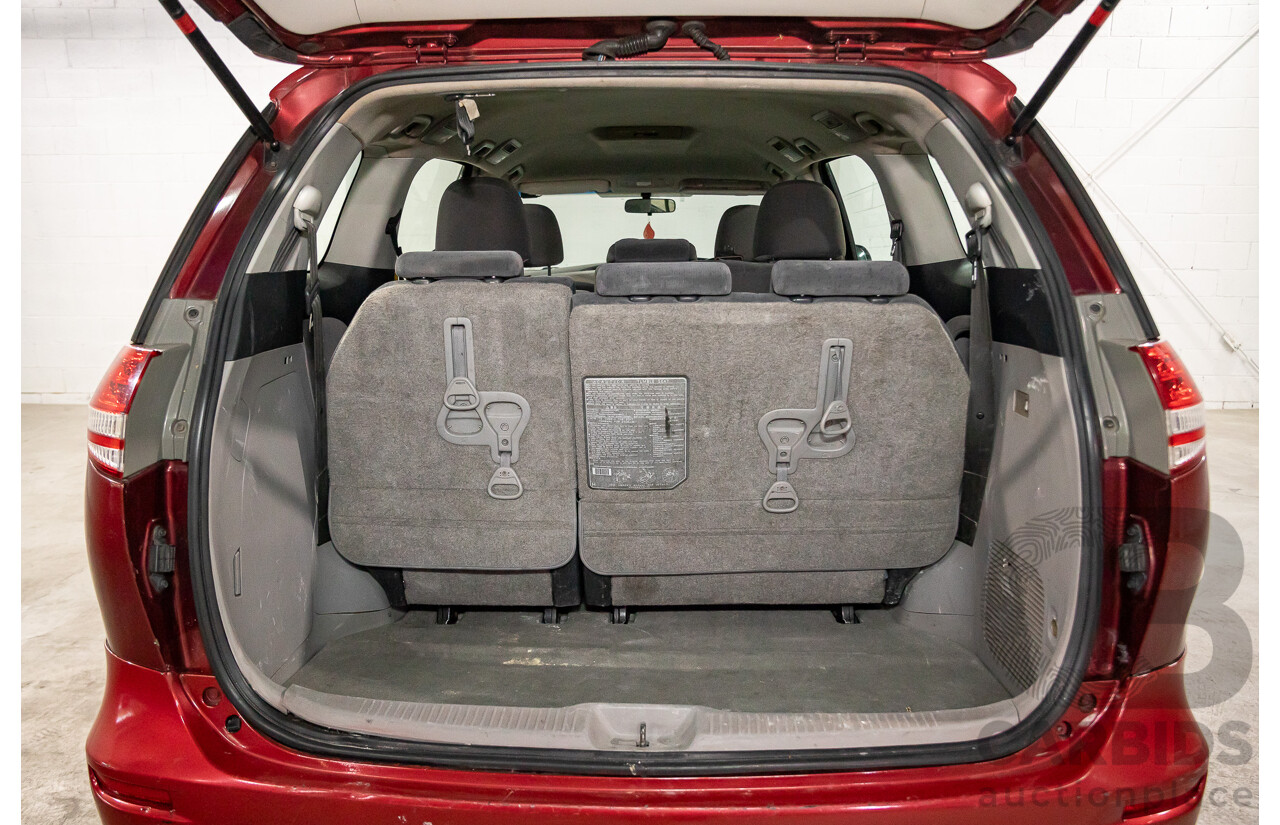 4/2008 Toyota Tarago GLi ACR50R 4d Wagon Merlot Red Mica 2.4L