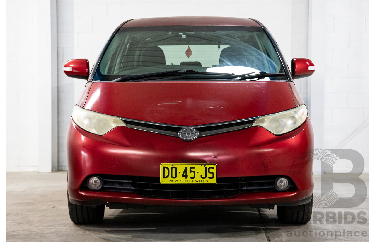 4/2008 Toyota Tarago GLi ACR50R 4d Wagon Merlot Red Mica 2.4L