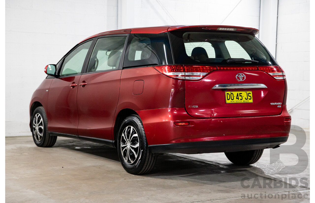 4/2008 Toyota Tarago GLi ACR50R 4d Wagon Merlot Red Mica 2.4L
