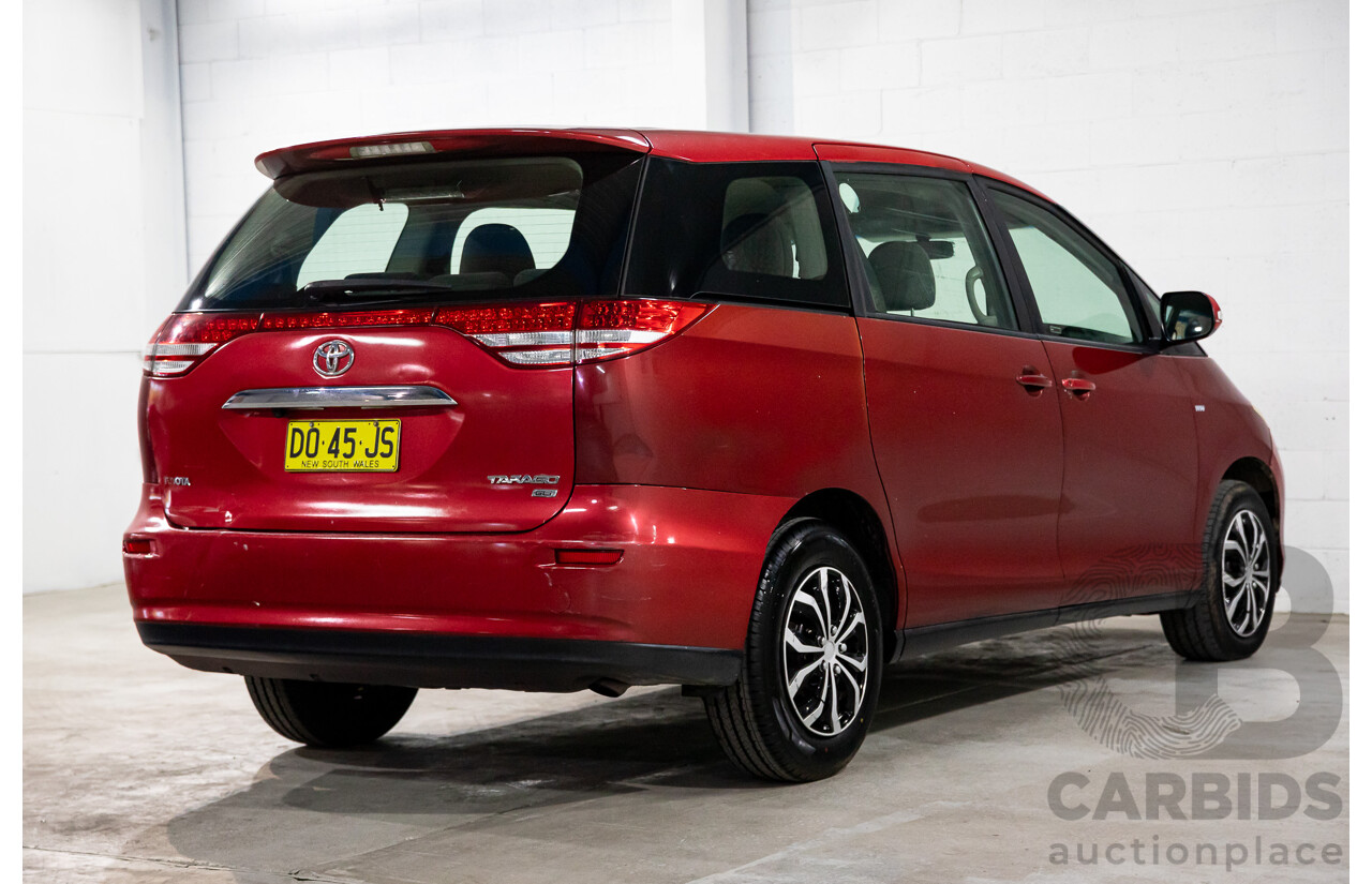 4/2008 Toyota Tarago GLi ACR50R 4d Wagon Merlot Red Mica 2.4L