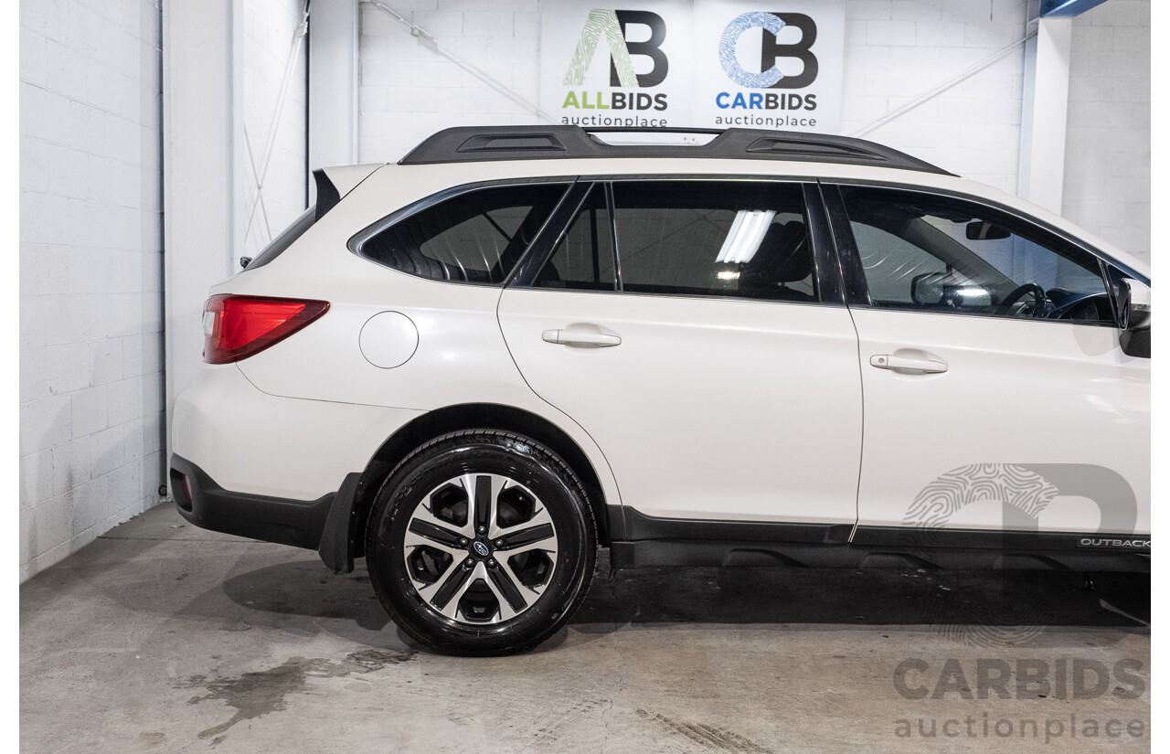 01/2019 Subaru Outback 2.0D (AWD) MY19 4d Wagon Crystal White Pearl Turbo Diesel 2.0L