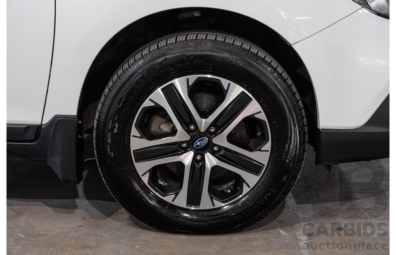 01/2019 Subaru Outback 2.0D (AWD) MY19 4d Wagon Crystal White Pearl Turbo Diesel 2.0L