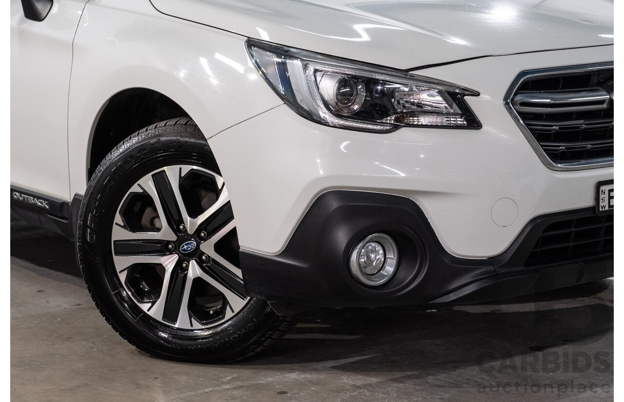01/2019 Subaru Outback 2.0D (AWD) MY19 4d Wagon Crystal White Pearl Turbo Diesel 2.0L