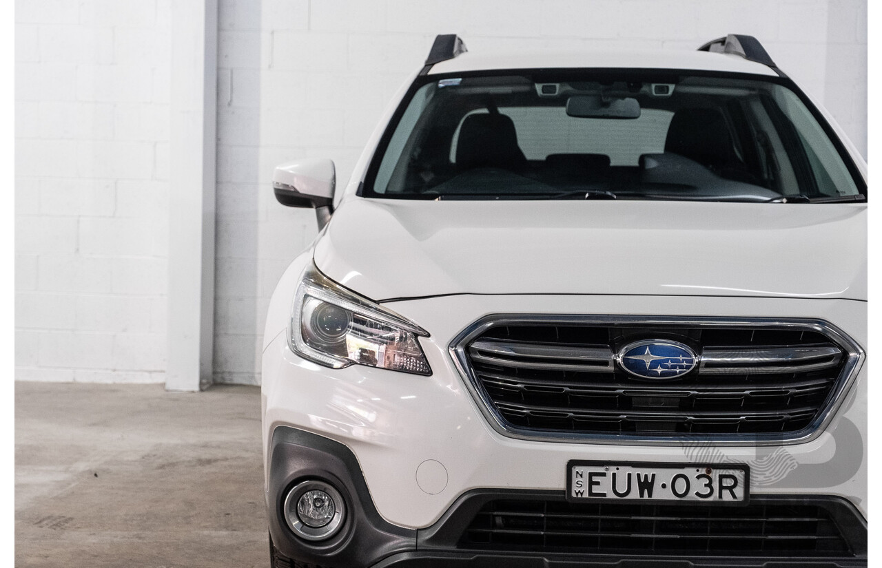 01/2019 Subaru Outback 2.0D (AWD) MY19 4d Wagon Crystal White Pearl Turbo Diesel 2.0L