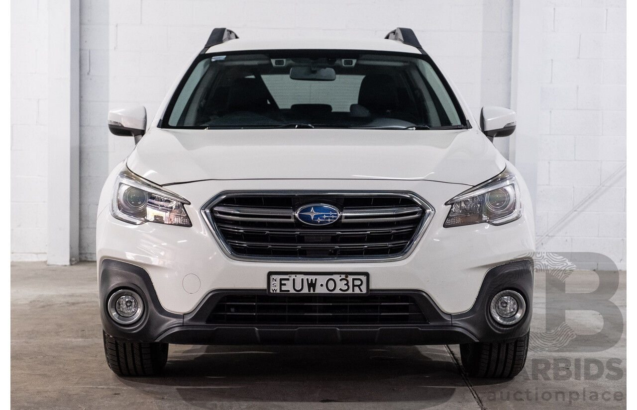 01/2019 Subaru Outback 2.0D (AWD) MY19 4d Wagon Crystal White Pearl Turbo Diesel 2.0L
