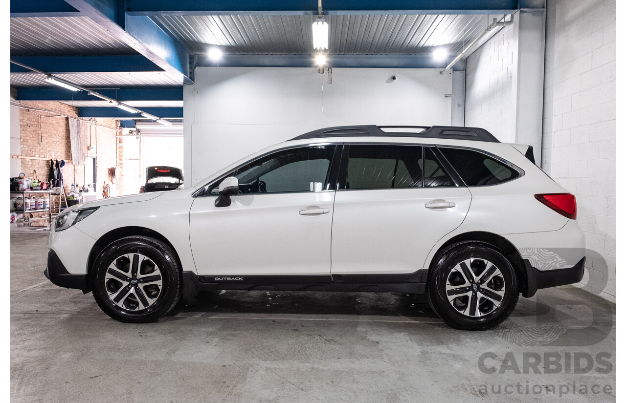 01/2019 Subaru Outback 2.0D (AWD) MY19 4d Wagon Crystal White Pearl Turbo Diesel 2.0L