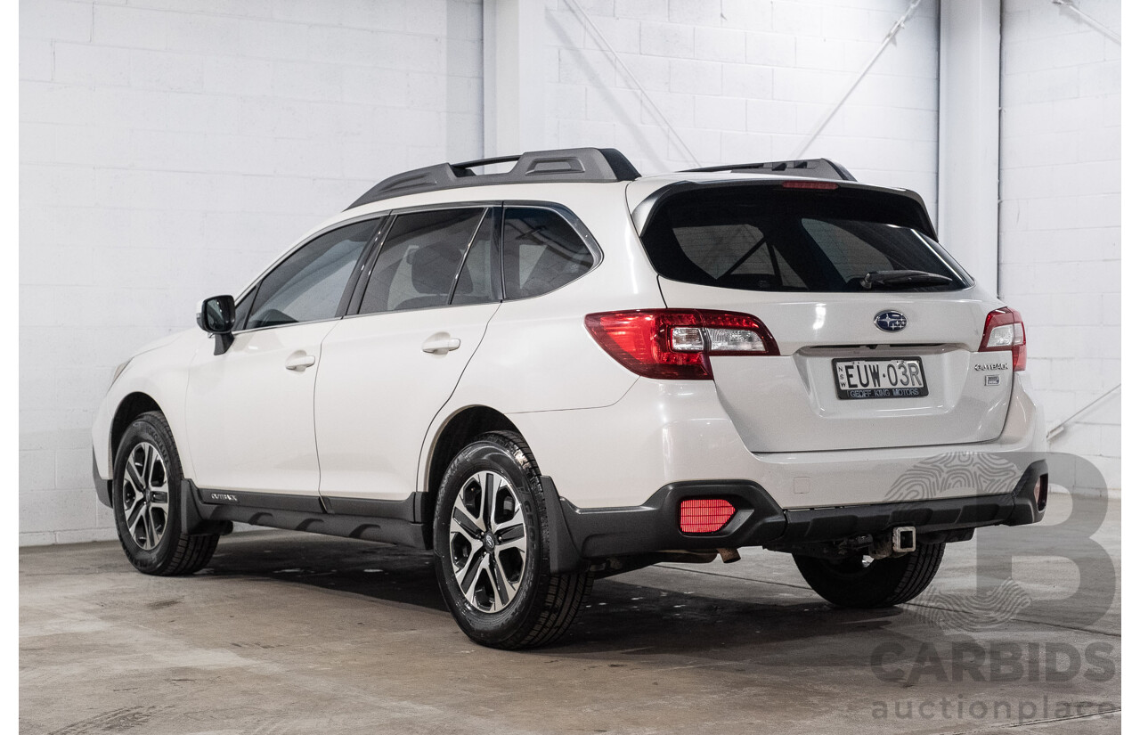 01/2019 Subaru Outback 2.0D (AWD) MY19 4d Wagon Crystal White Pearl Turbo Diesel 2.0L