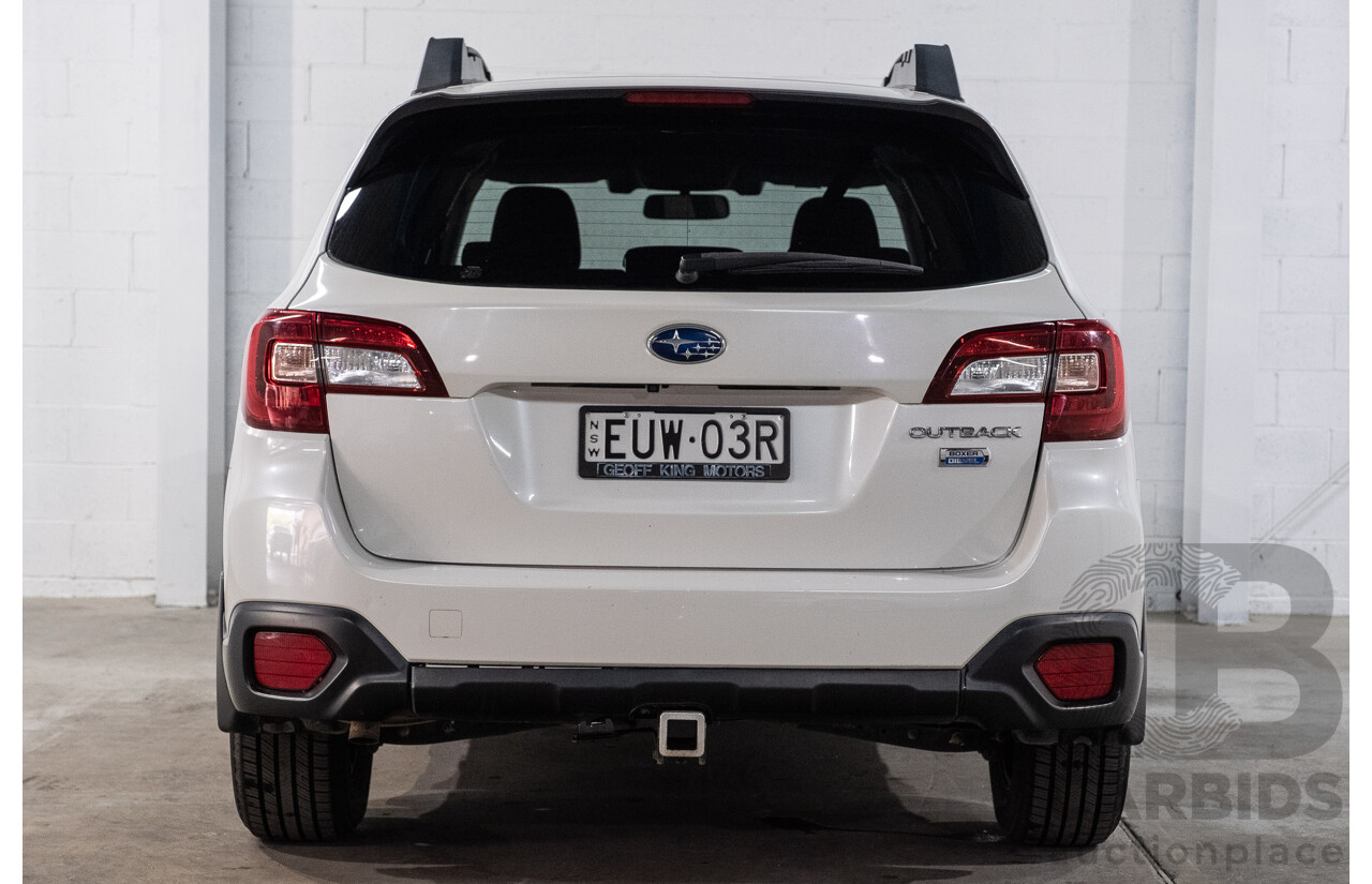 01/2019 Subaru Outback 2.0D (AWD) MY19 4d Wagon Crystal White Pearl Turbo Diesel 2.0L
