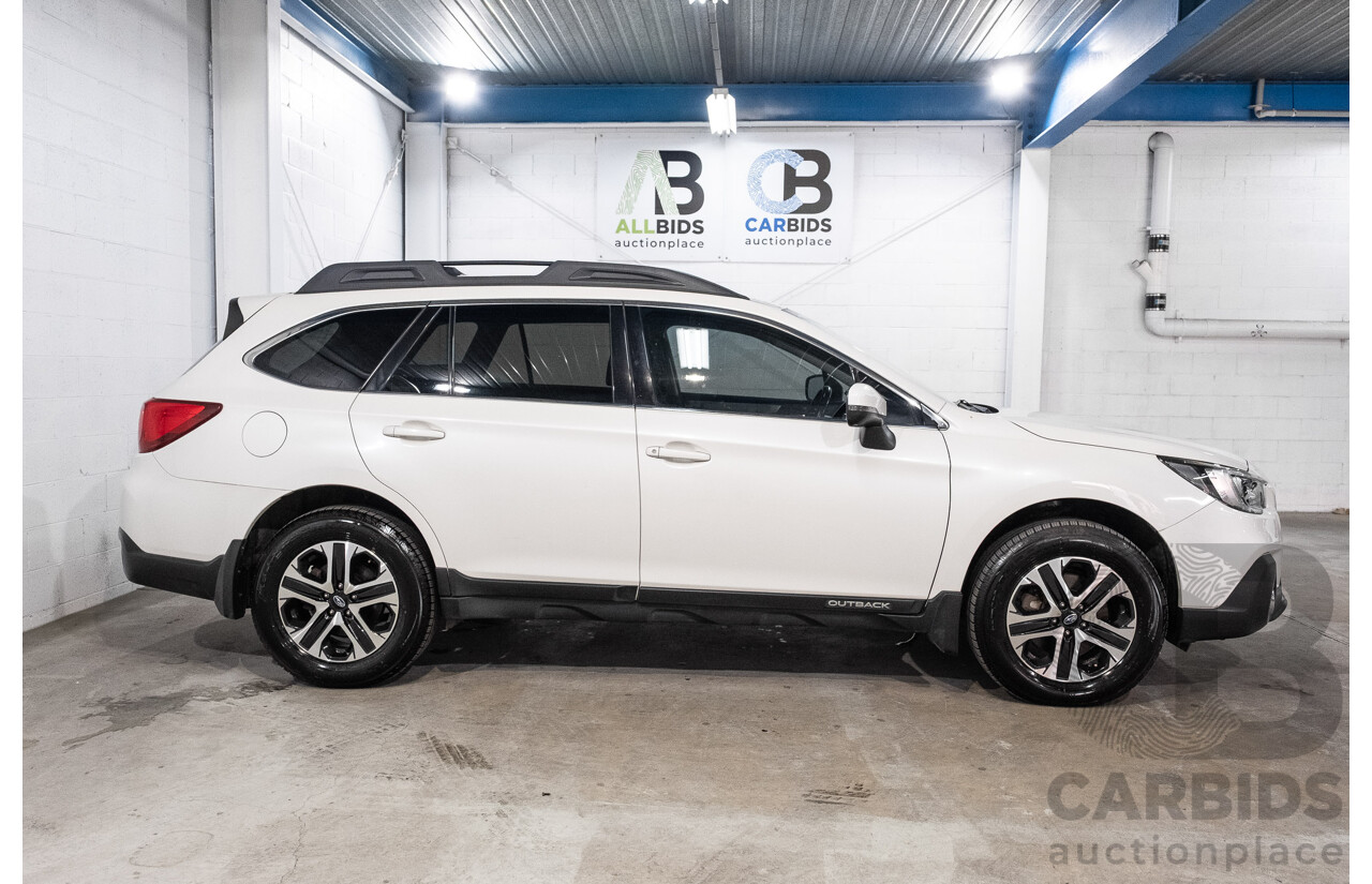 01/2019 Subaru Outback 2.0D (AWD) MY19 4d Wagon Crystal White Pearl Turbo Diesel 2.0L