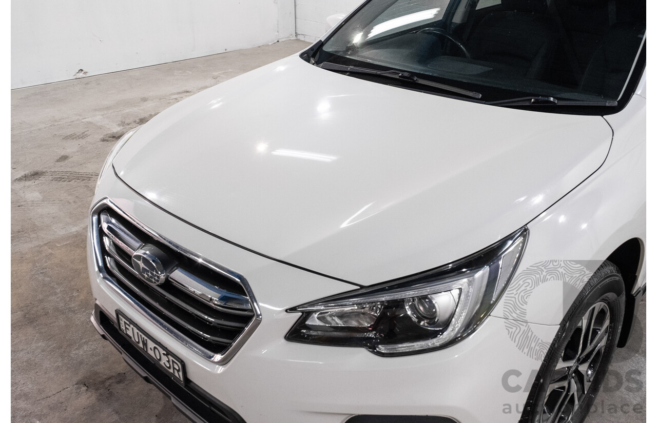 01/2019 Subaru Outback 2.0D (AWD) MY19 4d Wagon Crystal White Pearl Turbo Diesel 2.0L