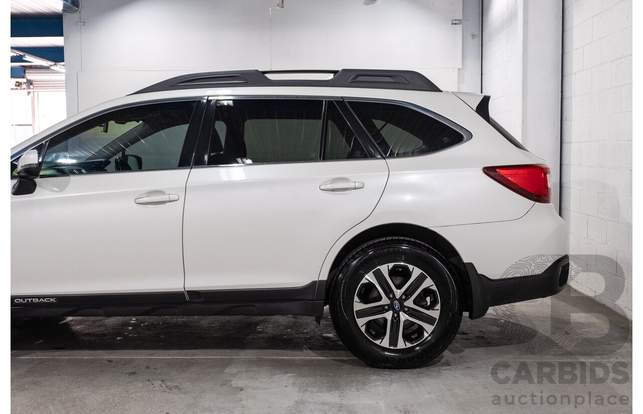01/2019 Subaru Outback 2.0D (AWD) MY19 4d Wagon Crystal White Pearl Turbo Diesel 2.0L