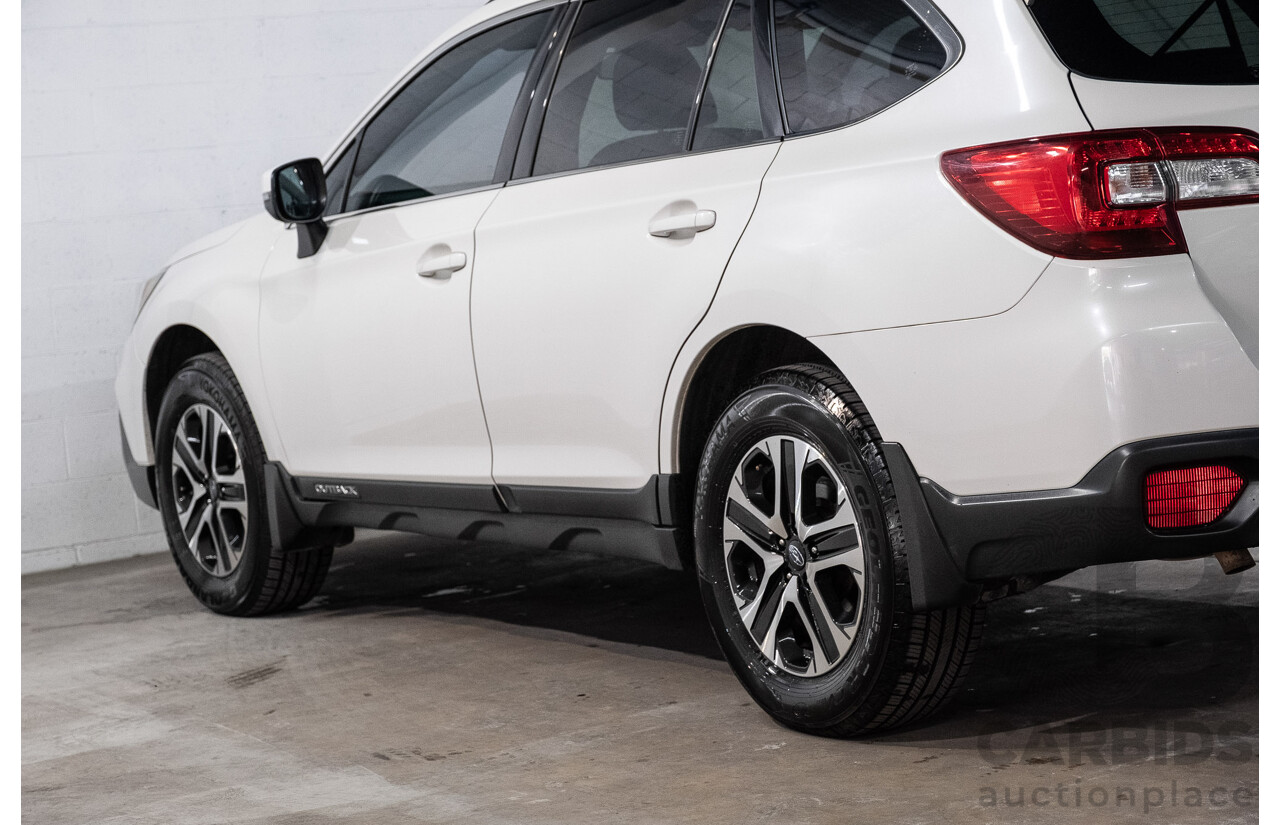 01/2019 Subaru Outback 2.0D (AWD) MY19 4d Wagon Crystal White Pearl Turbo Diesel 2.0L