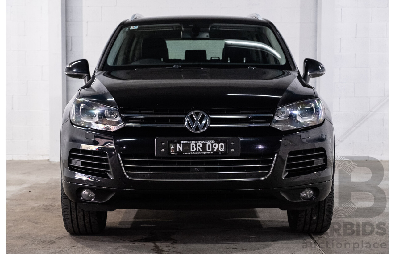 9/2013 Volkswagen Touareg V6 TDI 7P MY13.5 4d Wagon Deep Black Pearl Turbo Diesel V6 3.0L