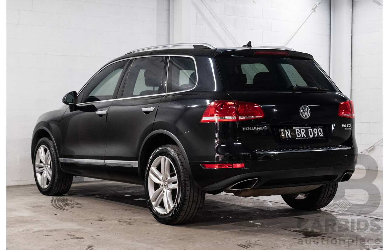 9/2013 Volkswagen Touareg V6 TDI 7P MY13.5 4d Wagon Deep Black Pearl Turbo Diesel V6 3.0L