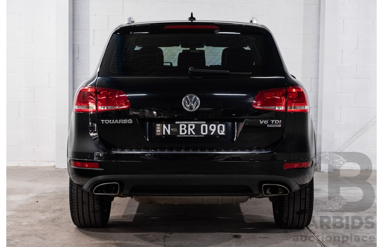 9/2013 Volkswagen Touareg V6 TDI 7P MY13.5 4d Wagon Deep Black Pearl Turbo Diesel V6 3.0L
