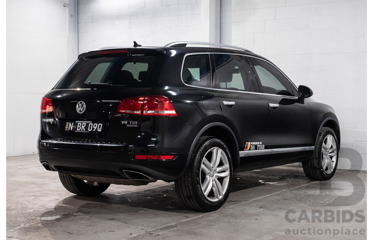 9/2013 Volkswagen Touareg V6 TDI 7P MY13.5 4d Wagon Deep Black Pearl Turbo Diesel V6 3.0L