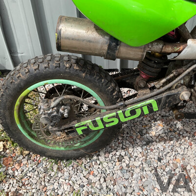 Green Dirt Bike