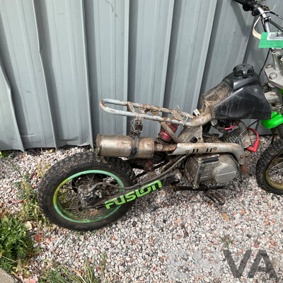 Green Dirt Bike