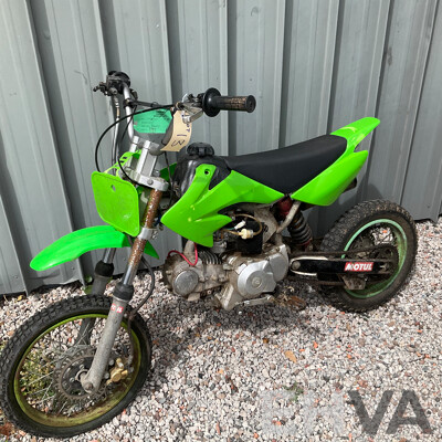 Green Dirt Bike