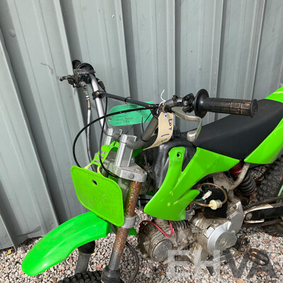 Green Dirt Bike
