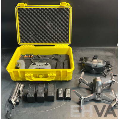 DJI FPV Drone with Remote, Goggles, Controller, Batterties X3 and Accessories in ToolPro Safe Case DJI FPV Drone with Remote, Goggles, Controller, Batterties X3 and Accessories in ToolPro Safe Case