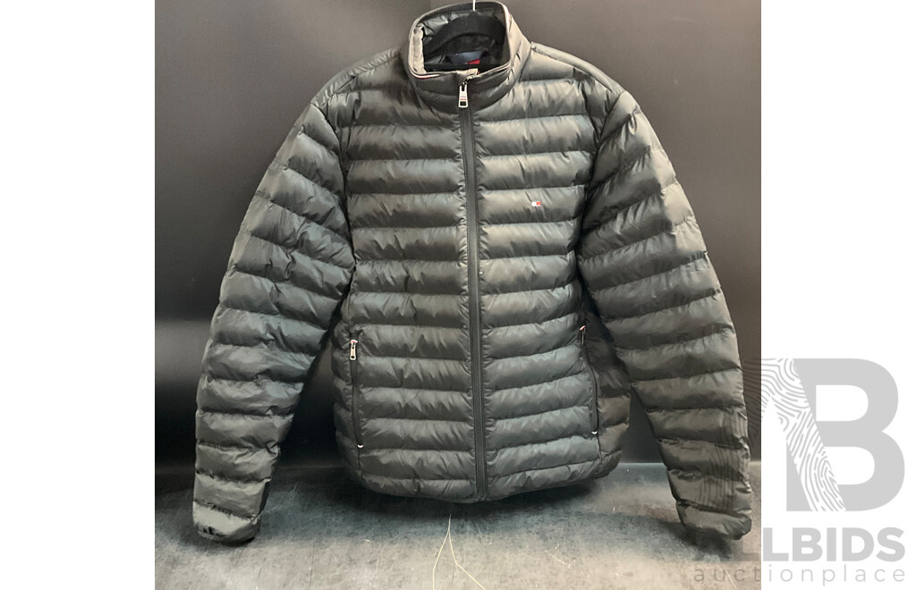 Tommy Hilfiger Core Packable Black Jacket - Size S - ORP$ 349