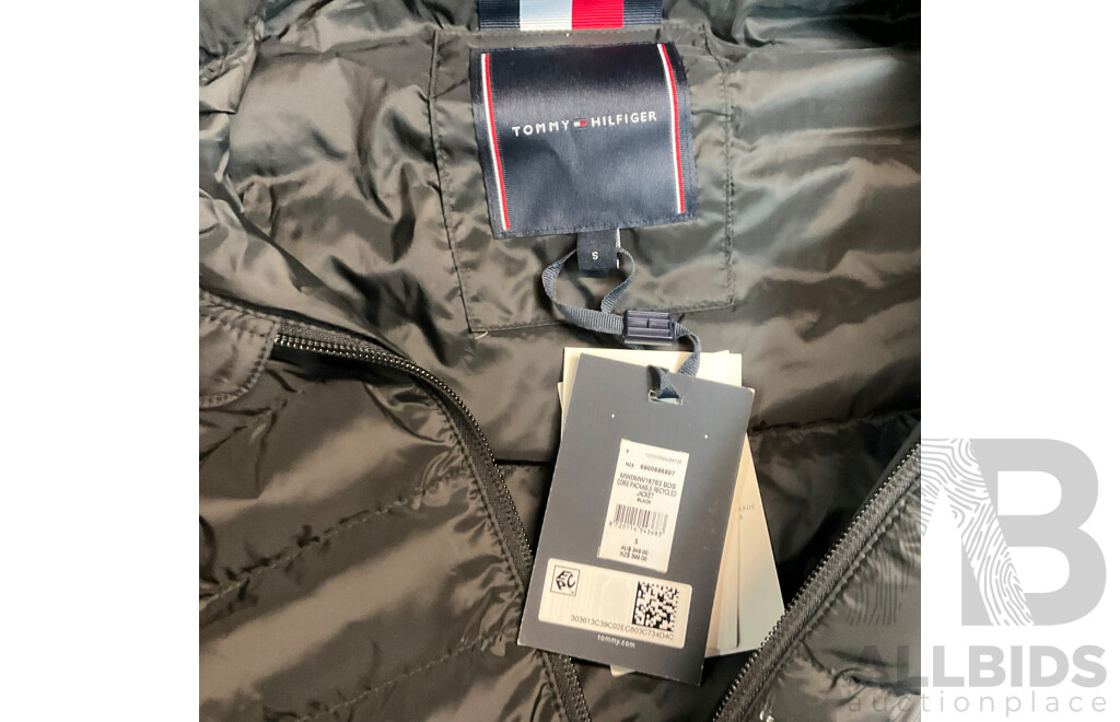 Tommy Hilfiger Core Packable Black Jacket - Size S - ORP$ 349