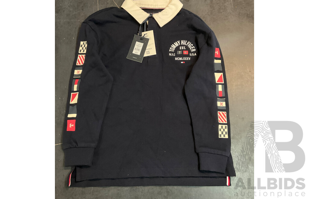Tommy Hilfiger Kids Size 7/8 Sweater & T-shirt - Lot of 3 - Total ORP $ 268.90
