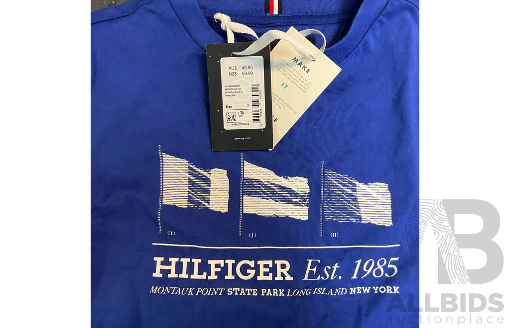 Tommy Hilfiger Kids Size 7/8 Sweater & T-shirt - Lot of 3 - Total ORP $ 268.90