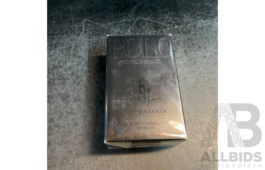 POLO Double Black Eau De Toilette Spary 125ml - ORP $129