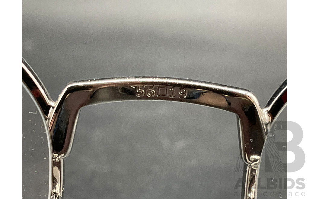 Silver Frame Eyeglasses Branded BURBERRY