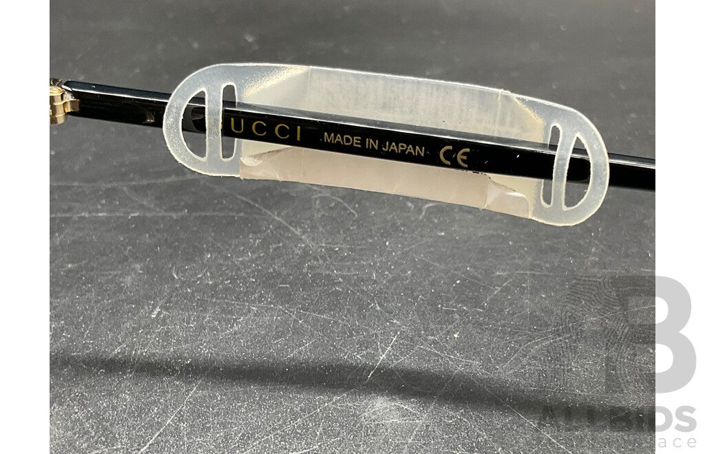 Black Frame Eyeglasses Branded GUCCI