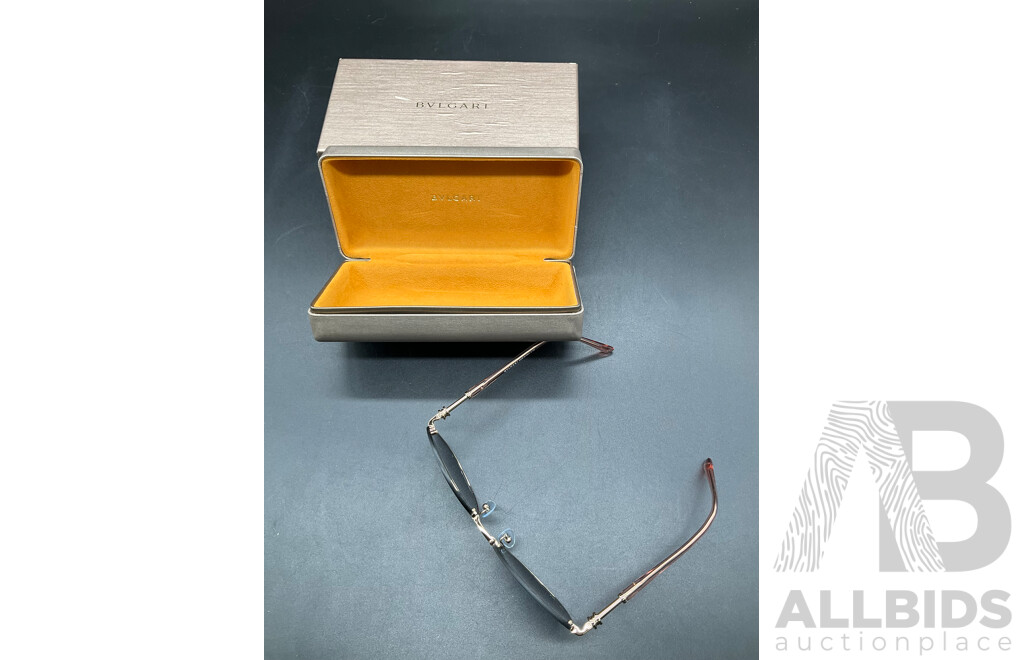 Aviator Gold Sunglasses Branded Bulgari