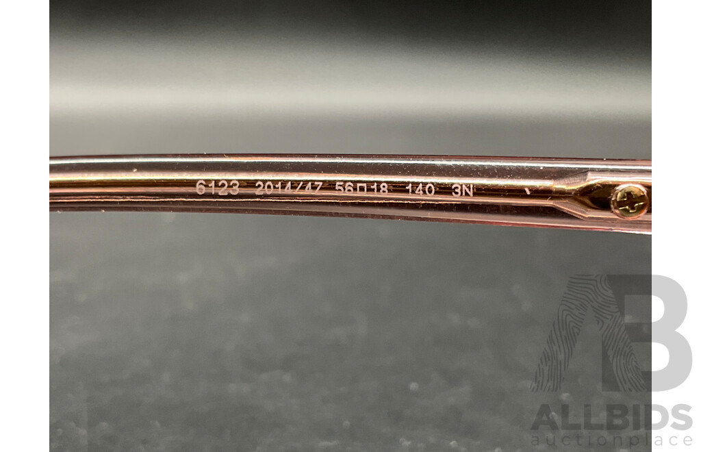 Aviator Gold Sunglasses Branded Bulgari