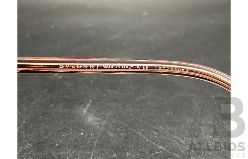 Aviator Gold Sunglasses Branded Bulgari