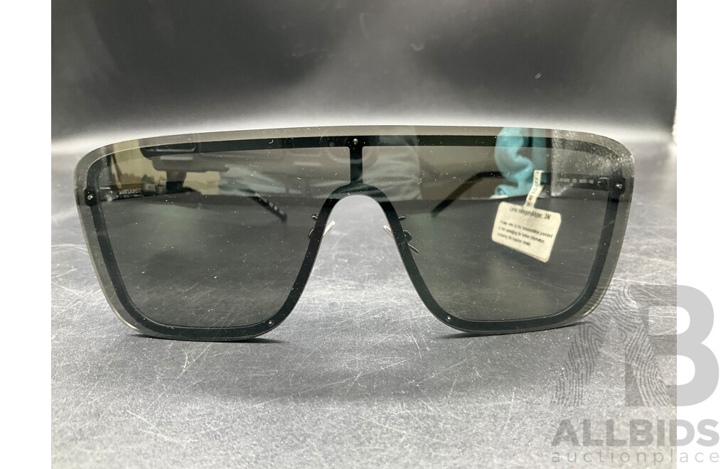 Mask SL 364 Black Mat Sunglasses Branded Saint Laurent