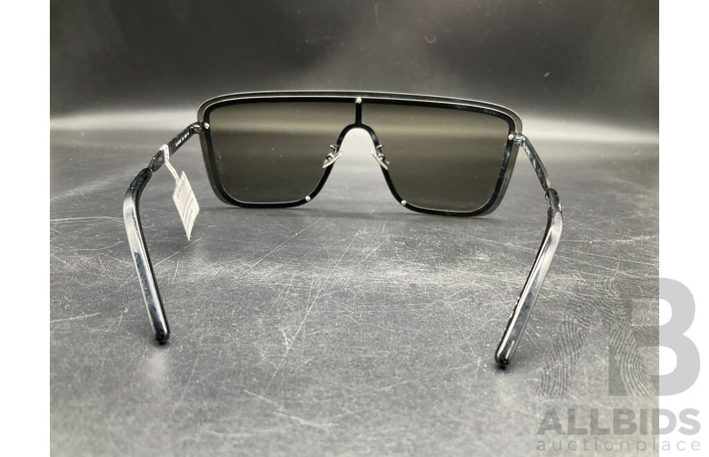 Mask SL 364 Black Mat Sunglasses Branded Saint Laurent