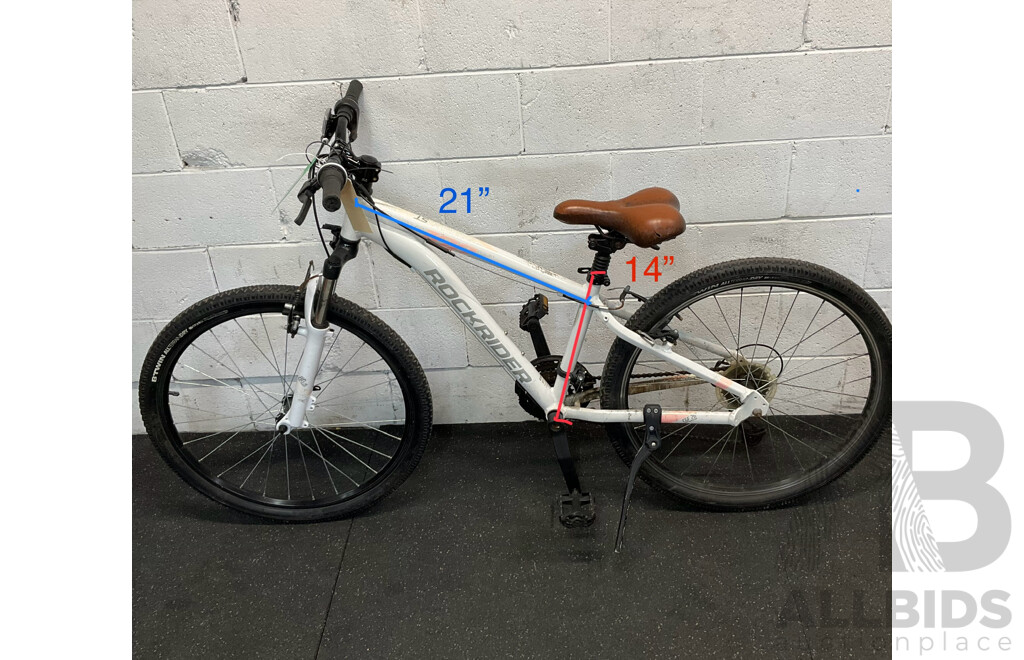 Rockrider White Bike
