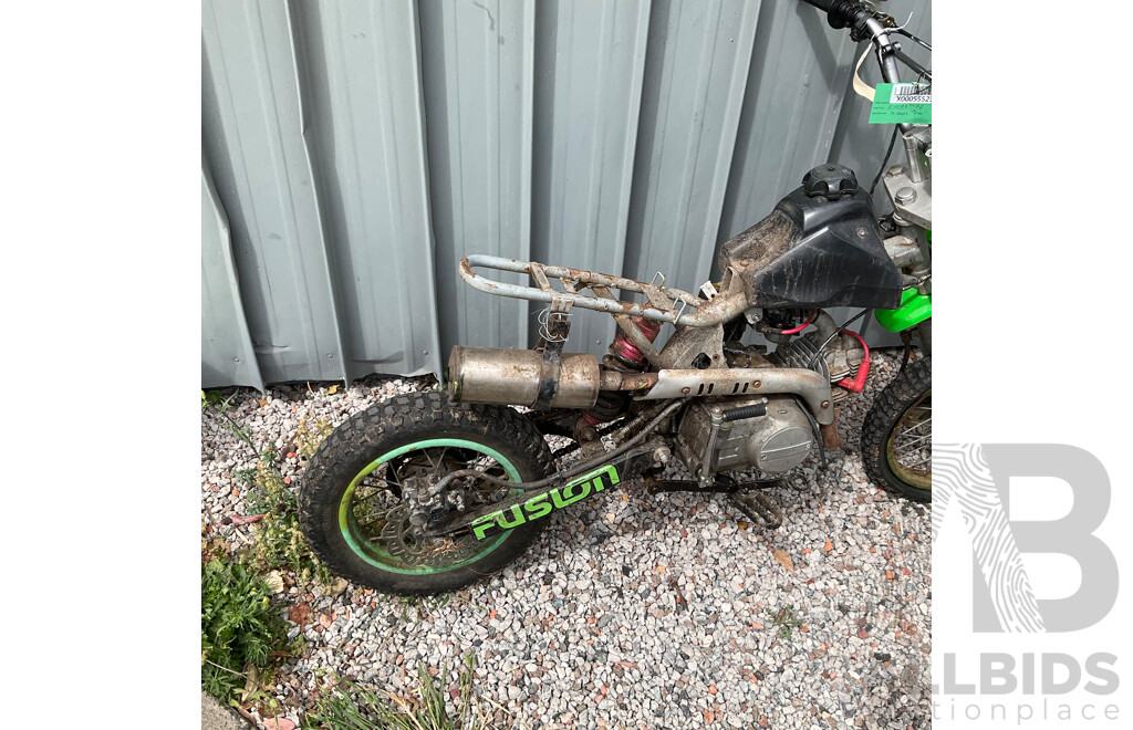 Green Dirt Bike