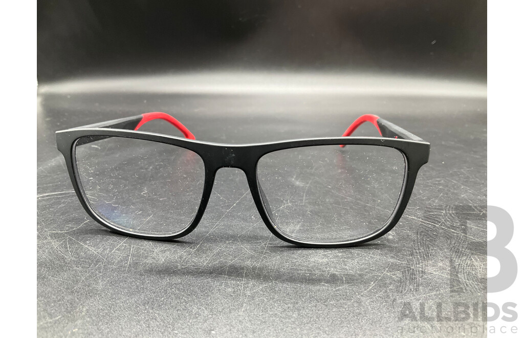 Matte Black Eyeglasses Branded Carrera